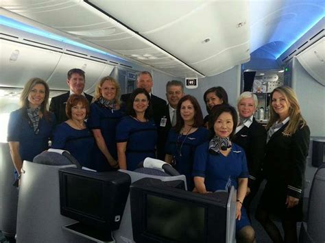 アメリカ ユナイテッド航空 客室乗務員 United Airlines Cabin Crew Usa Flight