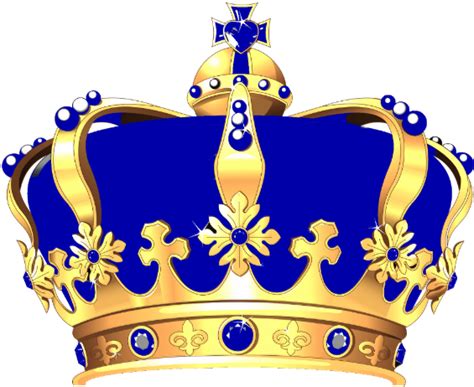 Download Blue And Gold Crown Png Royal Blue And Gold