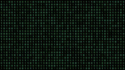 Abstract Futuristic Cyberspace With Binary Codedigital Binary Data