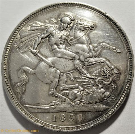 Victoria One Crown 1890 Kingdom Of Great Britain Münzen