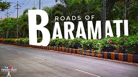 Roads Of Baramati Baramati Road Drive Baramati City Roads Youtube