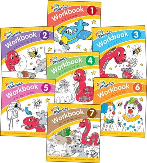 Jolly Phonics Workbooks 1 7 By Sara Wernham Sue Lloyd Shakespeare