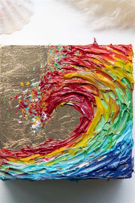 Rainbow Aesthetic Ocean Waves Pride Month Shop Pride Artwork Rainbow