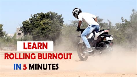 How To Learn Rolling Burnout Tutorial Youtube