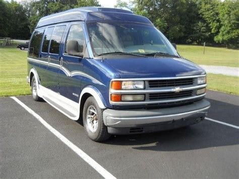 Buy Used 2001 Chevy Express Hightop Conversion Van Leather Loaded Top