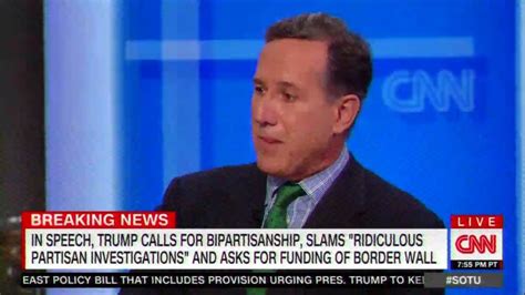 Santorum Reacts To Sotu ‘probably The Worst Delivered Speech Trumps