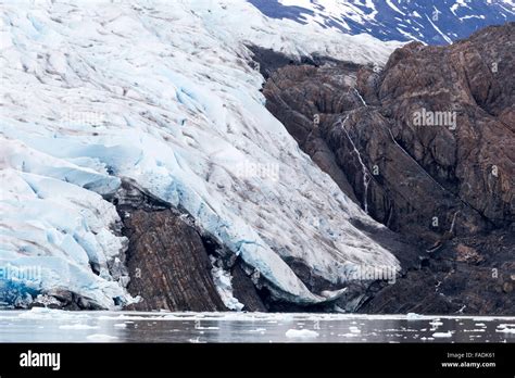 Glaciar Grey Grey Glacier South Patagonian Icefield Chile Stock