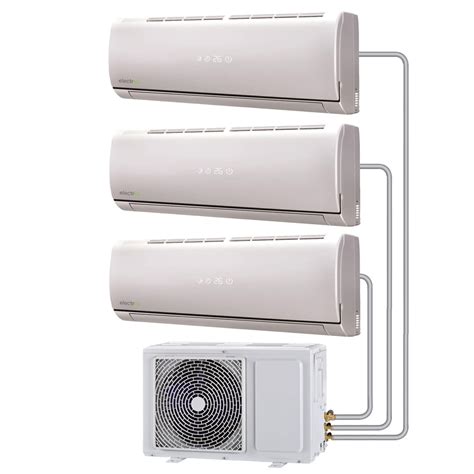 Buy Electriq 3 X 9000 Btu Wall Mounted Air Conditioner With Heating