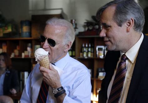Joe Biden Eats An Ice Cream Cone While Wearing Aviators Spectacular