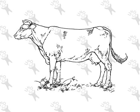 Vintage Pictures Vintage Images Blue Drawings Farm Cow Dairy Cows Milk Cow Retro