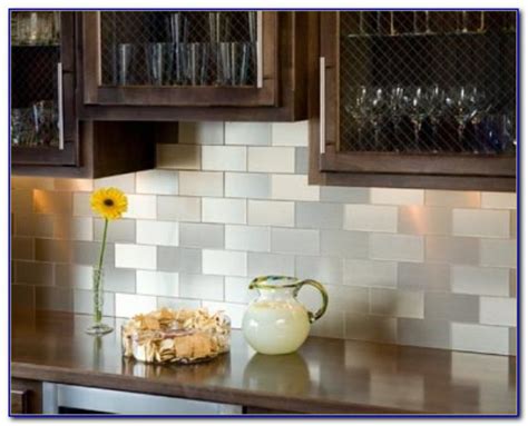 Backsplash ideas for granite countertops. Stick On Backsplash Tiles Menards - Tiles : Home Design ...