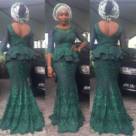 Buy Fashion Plus Size African Green Appliques Mermaid
