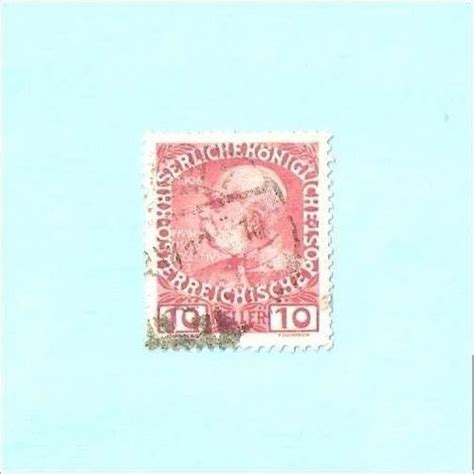 1908 Austria Stamp Franz Josef 10 Heller Scott 115 Used On Ebid United