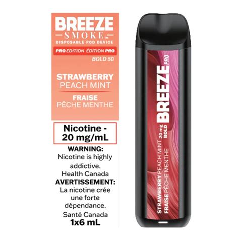 BREEZE Pro Edition 2000 Puffs Strawberry Peach Shop Now