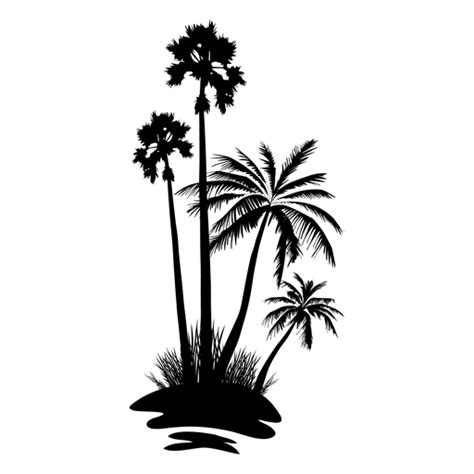 Check spelling or type a new query. Palm tree forest silhouette - Transparent PNG & SVG vector ...