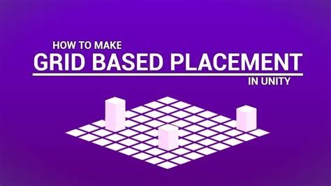 Grid Based Placement In Unity3d Tutorial Youtube