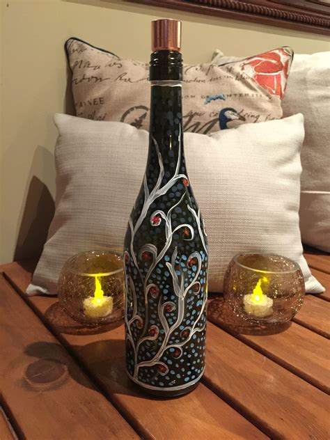 Table Top Tiki Torch Available On Etsy Wine Bottle Etsy Wine