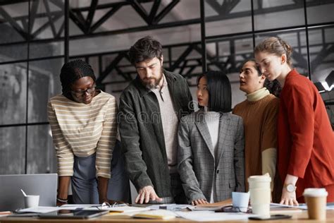 Diverse Business People Collaborating Stock Image Image Of Occupation