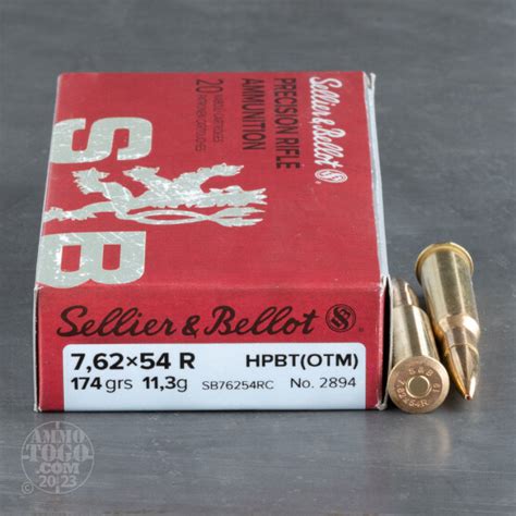 762x54r Ammunition For Sale Sellier And Bellot 174 Grain Hollow Point