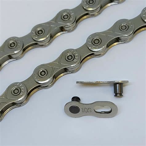 Etc 10 Speed Bicycle Chain 116 Links Silver Mtb Hybrid Tour
