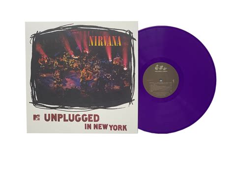 Nirvana Mtv Unplugged In New York Purple Colored Vinyl Pale Blue