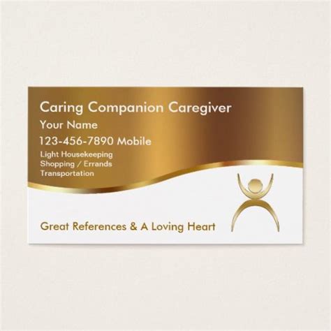 Are you looking for elegant business card design images templates psd or png vectors files? Classy Caregiver Business Cards | Zazzle.com | Business ...