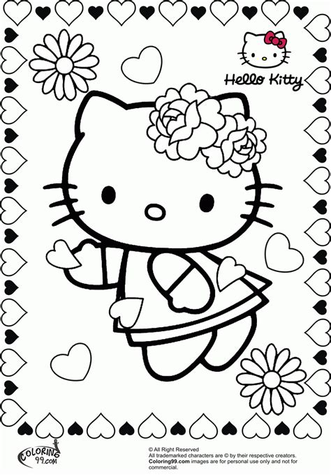 Besplatne Bojanke Hello Kitty Valentine Preuzmite Besplatne Isječke I