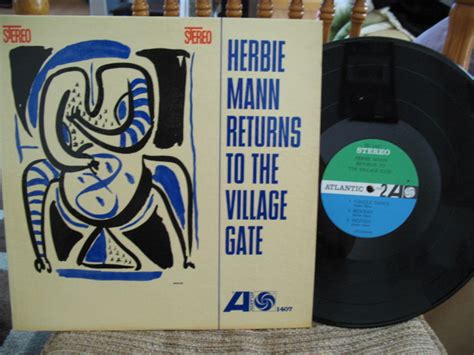 mann herbie returns to the village gate jazz lp atlantic 1407 rerun records