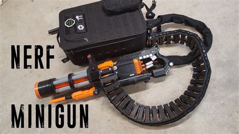 Insane Nerf Minigun Mod Fires Up To 2000 Rounds