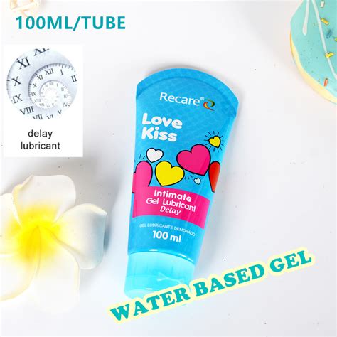 Water Based Recare Flavored Long Time Delay Lubricants Oral Sex Gel