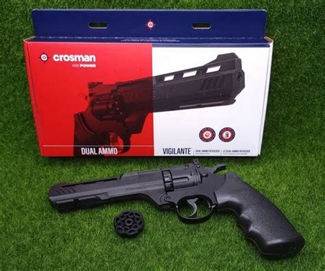 New Crosman Vigilante 177 Bb And Pellet Revolver Co2 Air Pistol Gun At