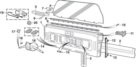 Ford Ranger Tailgate Parts Diagram Diagramwirings