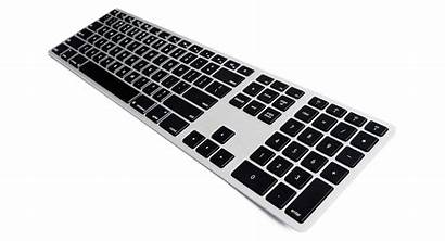 Keyboard Wireless Backlit Matias Backlight Aluminum Silver