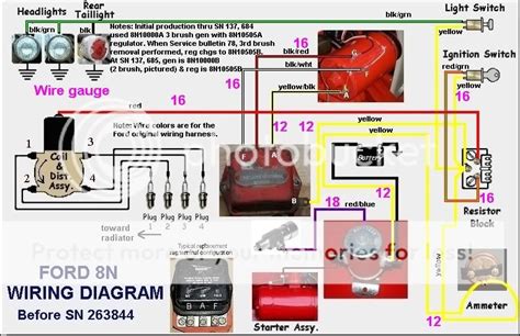 8n Ford Tractor Wiring Diagram 6 Volt General Wiring Diagram