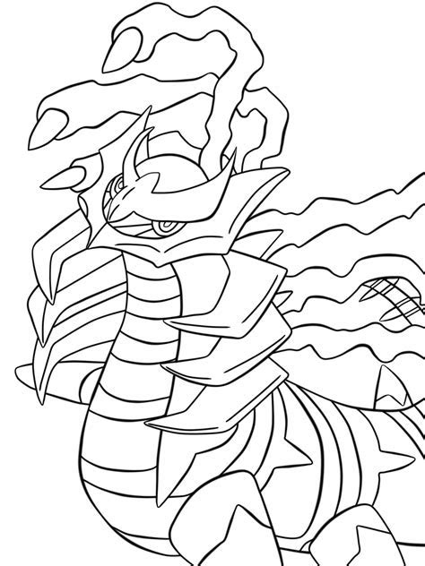 Pokemon Giratina Printable Coloring Pages Coloring Pages Free Printable
