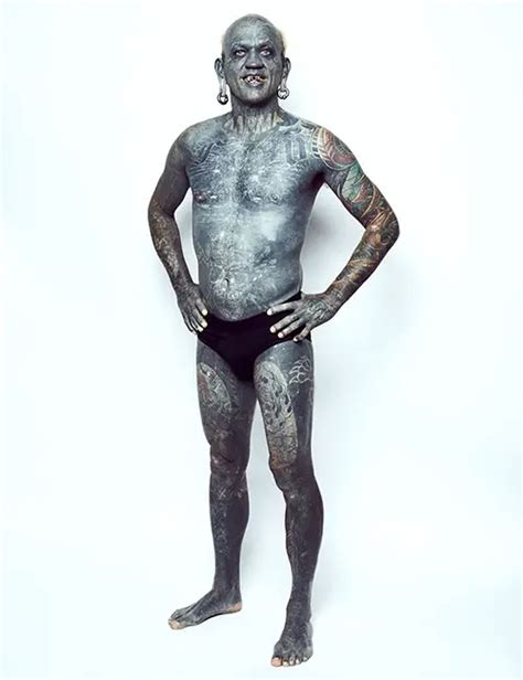 I’m No Different To Anyone Else Meet Lucky Diamond Rich The World S Most Tattooed Man