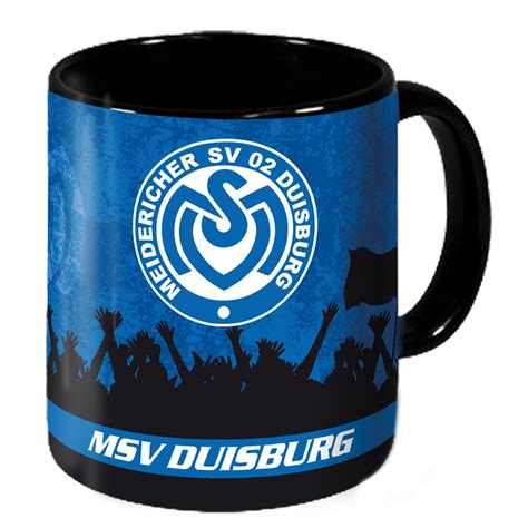 Hier zu den news von duisburg! MSV Duisburg Kaffeebecher Fans