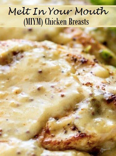 I used diced boneless, skinless chicken thighs, but you can…» Melt In Your Mouth (MIYM) Chicken Breasts | Chicken ...