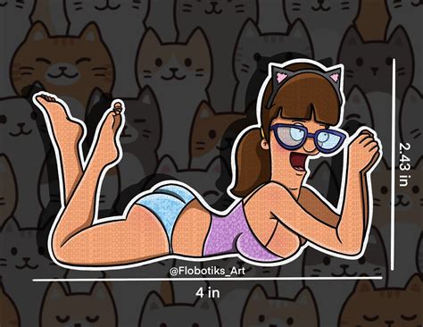 Sexy Cat Lady Sticker Etsy