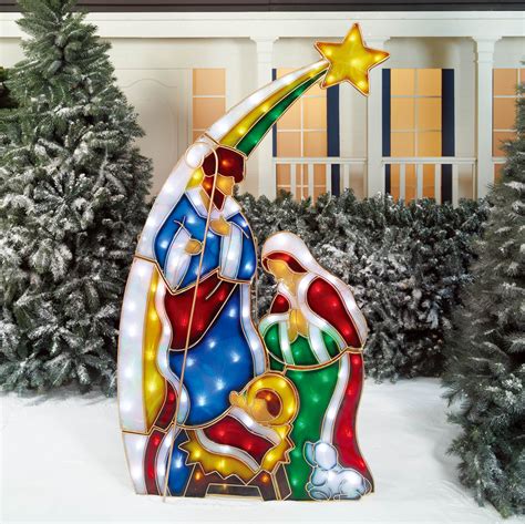 Where Nativity Lighted Outdoor Christmas Decoration