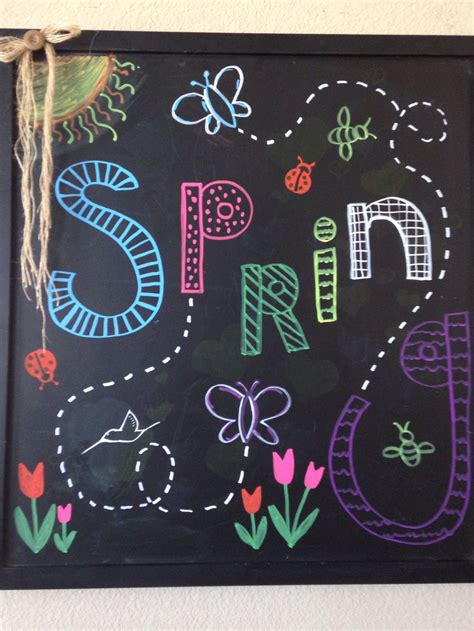 May Chalkboard Ideas