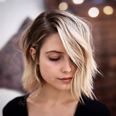 2023 Popular Jagged Bob Hairstyles For Round Faces