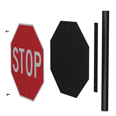 3 Fluted Street Sign Post System 4ever Products