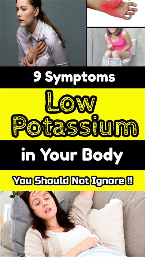 9 symptoms of low potassium levels in your body that you should not ignore healthy lifestyle