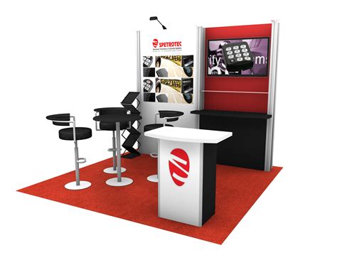 10x10 Turn Key Trade Show Booth Design 1405 Booking Relations