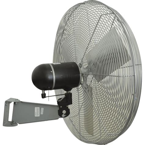 Tpi Industrial Wall Mount Oscillating Fan — 30in 7900 Cfm 14 Hp