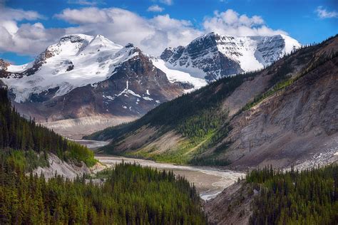 Canadian Glaciers In Jasper National Park Photograph By