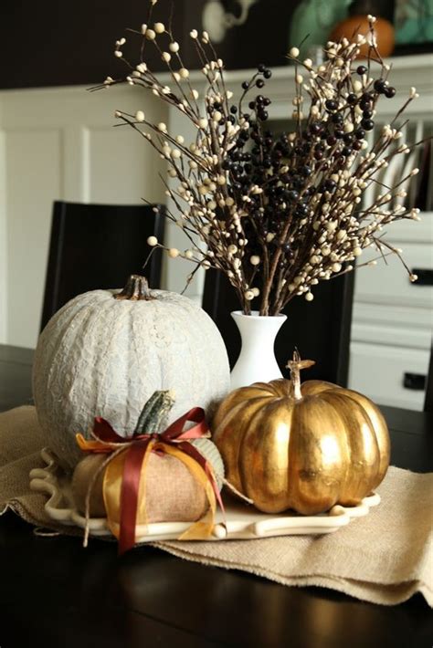 45 Easy Diy Thanksgiving Centerpieces To Wow Your Guests Fall Pumpkin