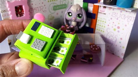 How To Make A Doll Cash Register W Printable Money Lps Doll Diy