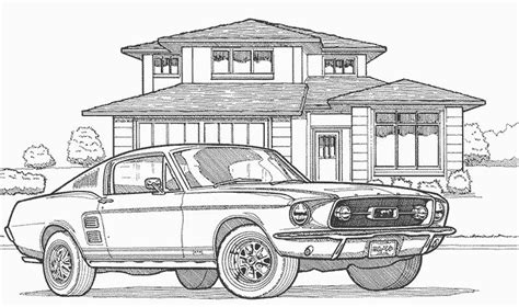 Hot cars coloring pages vintage cars coloring pages. 9 attrayant Coloriage De Voiture De Sport Images | Mustang ...
